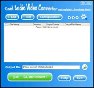 Cool Audio Video Converter screenshot